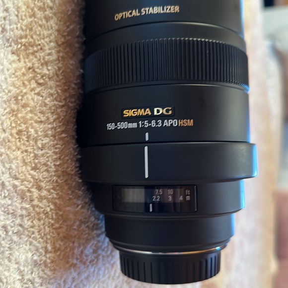 Sigma DG 150-500 mm optical stabilizer - Picture 2 of 6